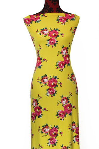 Sun Lily -  $17.50 pm - Double Brushed Poly