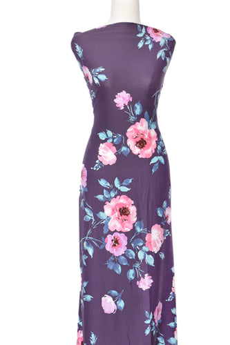 Swept Away in Purple - $20 pm - Double Brushed Poly