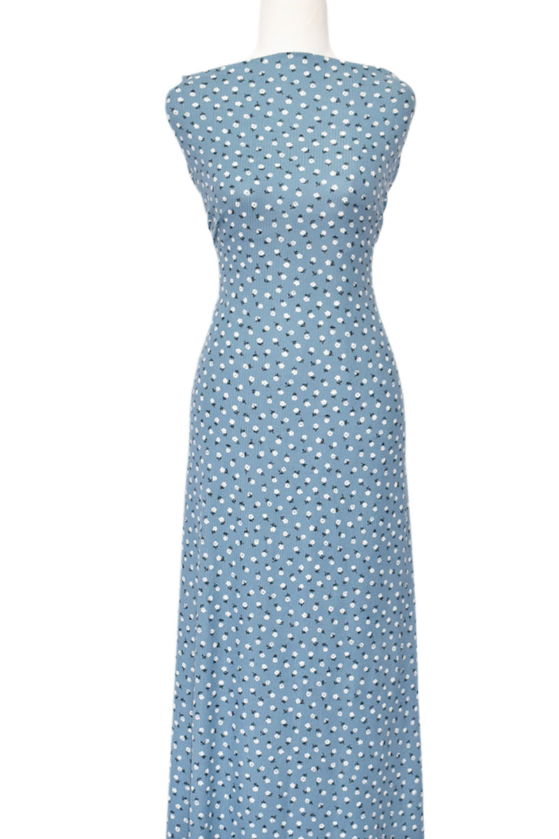 Whimsy in Denim - $21.50 pm - Rib Knit – Lush Fabrics