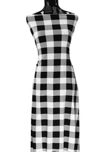 Load image into Gallery viewer, White Buffalo Plaid - $18 pm - Double Brushed Poly