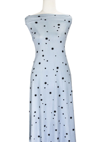 Wish Upon a Star in Blue - $21.50 pm - Super Soft Hachi Sweater Knit