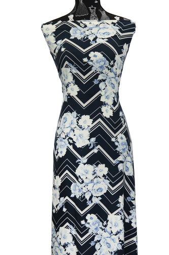 Gwen in Blue - $20 pm - Single Brushed Poly