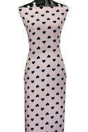 Love Hearts in Pink - $20 pm - Rayon Challis