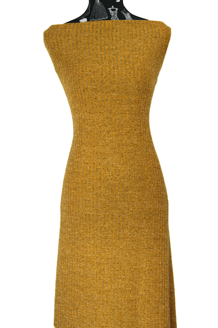 Mustard Sparkle Sweater Knit - $20 pm
