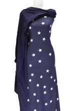 Load image into Gallery viewer, Stars on Navy - $21 pm - Brushed Rib Knit