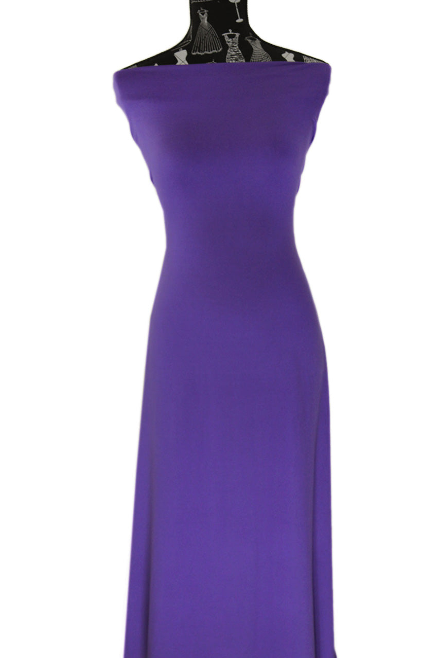 Vivid Purple - $19 pm - Double Brushed Poly