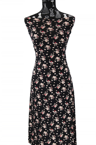 Whisper in Black - $20 pm - Double Brushed Poly